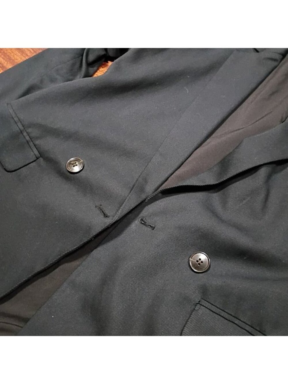 Madewell Black Double-Breasted Womens Blazer Size M Casual Chic - Picture 14 of 16